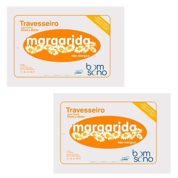 Kit 2 Travesseiros Altenburg Margarida 5135460 Kit 2 Travesseiros Altenburg Margarida 5135460